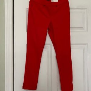 HUE original denim jean Capri /ankle slits color: